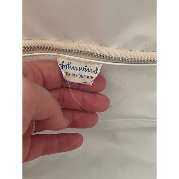 John Wind Vintage Woven Wicker Retro 70's Style Hand Bag Purse - Picture 10 of 11